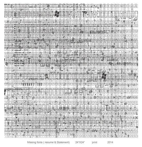 MISSING FONTS(RESUME & STATEMENT)